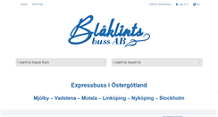 Desktop Screenshot of boka.blaklintsbuss.se